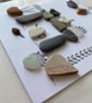 Cornwall sea glass garden design greeting card - Image 5