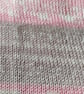 Hand Knitted Fair Isle Baby Blanket - Pink, Cream, Fawn Pram Gift - Image 6