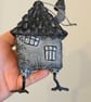 Spun Cotton Baba Yaga Hut Black - Image 4