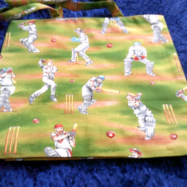 Cricketers Medium Sized Fabric Bag