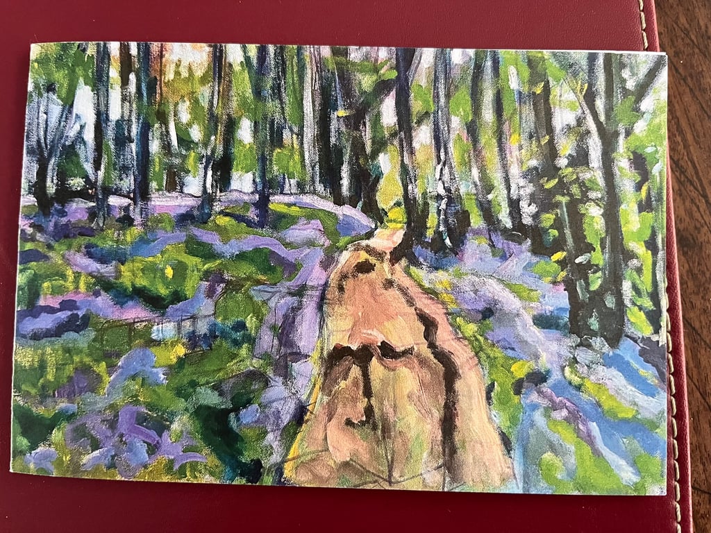 Bluebells Emmetts Blank Card