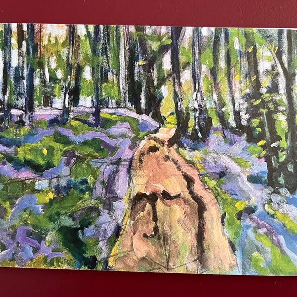 Bluebells Emmetts Blank Card
