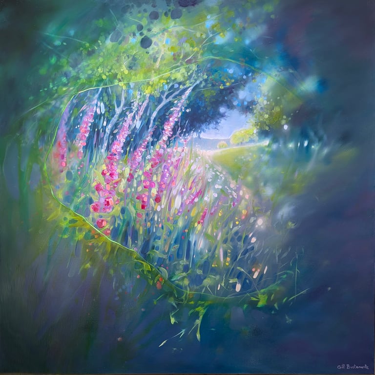 The Search Continues, a summer meadow abstract