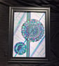 A4 Through The Kaleidoscope Original - Unframed Psychedelic Nostalgic Art - Image 1