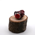 small glass robin keepsake figure