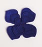 Pack of 3 Purple Small, Medium and Large Felt Flower Craft Embellishments