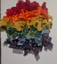 Pride Flag Rag Wreath 10inches - Image 2
