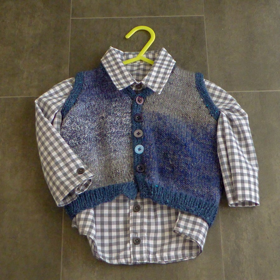 Boy's 3 yr Shirt & Waistcoat outfit Seconds Sunday