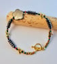 Hematite Bracelet With Dragonflies, Mothers Day, Birthday, Anniversary Gifts - Image 1