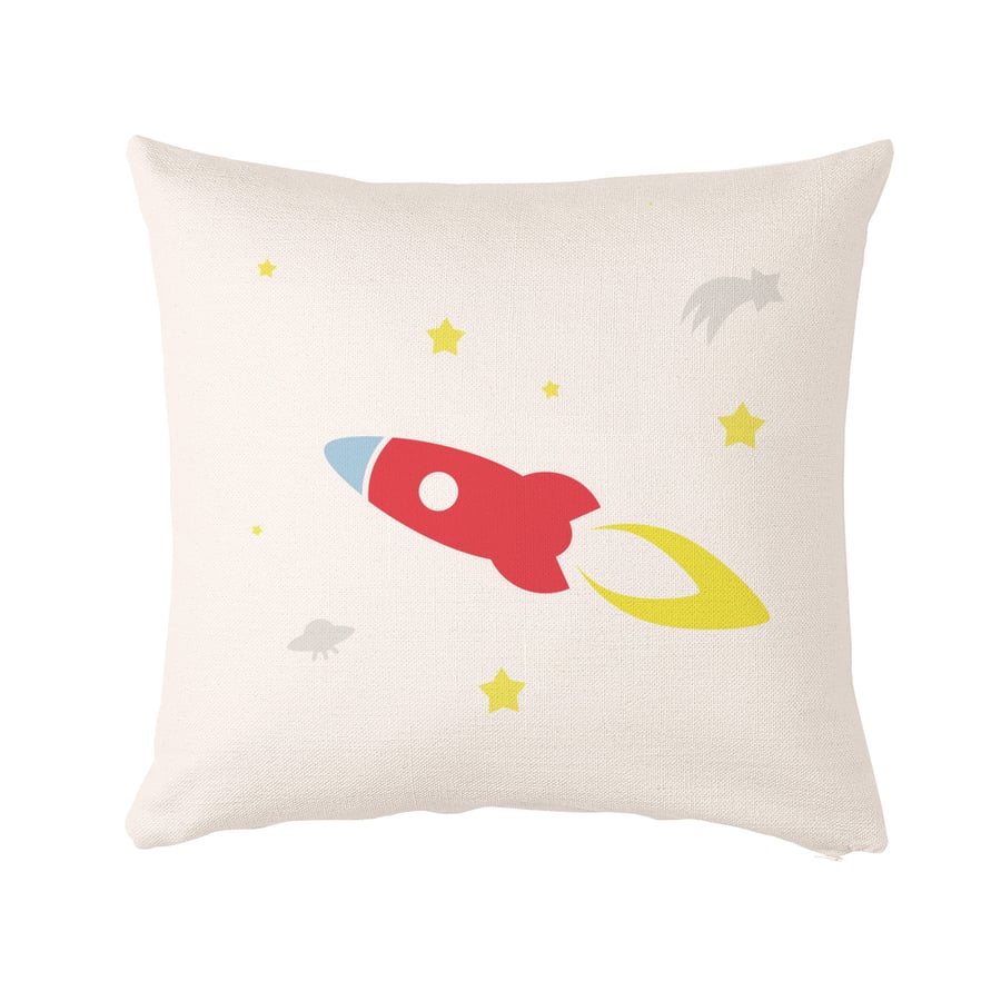 Rocket Cushion, cushion cover 50x50 cm (20x20")
