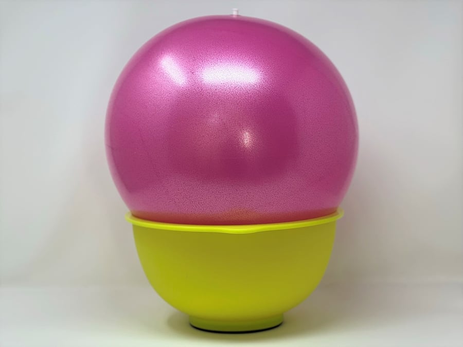 Large 30"-37" Wet Felting Ball, 3D Resist Form for felt bags, hats, baskets