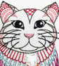 Embroidery Kit - Cat Embroidery Kit, Hand Embroidery - Image 2