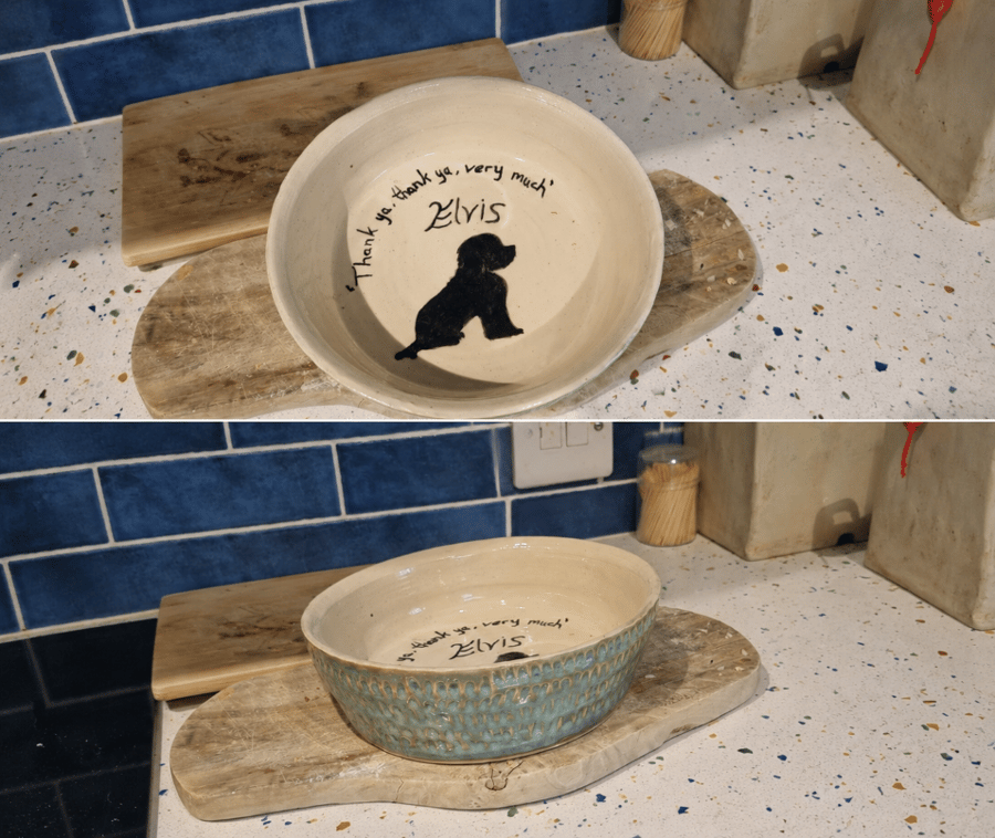 Personalised pet bowls