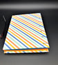 Candy stripe A5 Coptic stitch notebook journal - Image 3