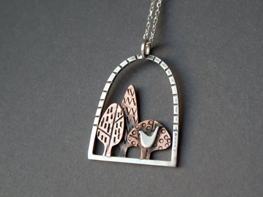 Woodland walk pendant - arch