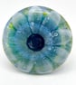 Fused Glass Flower Brooch - Image 4