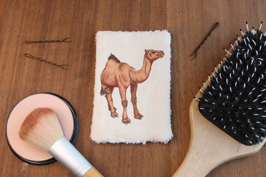 Dromedary Camel Washable & Reusable Eco Fabric Animal Face Wipe Gift Set