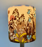 Pretty Floral Wildflower Design Lampshade in 60s KEW Duro Vintage Fabric  - Image 2