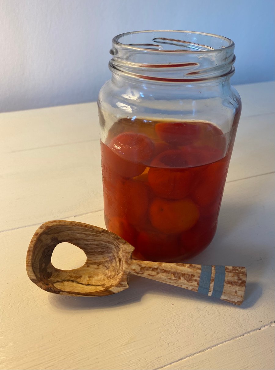 Spalted Sycamore Jar Scoop