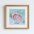Enzo the Clown - Giclee Art Print - Playroom Art