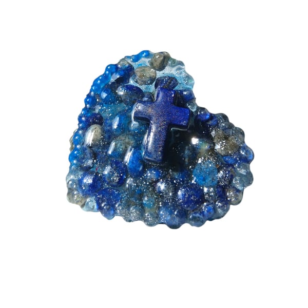 Celestial Truth Cross Lapis Lazuli