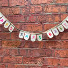 Haps Baps Babe! Rainbow Birthday Bunting