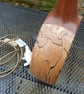 MAHOGANY AND SPALTED BEECH TABLE LAMP - Image 5