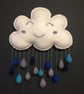 Cloud rain drops wall hanging - Image 1
