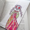 embroidered zombie bookmark