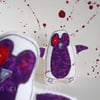 purple zombie penguin