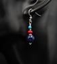 Turquoise, Lapis Lazuli, Coral and sterling link necklace, Sagittarius jewelry - Image 8