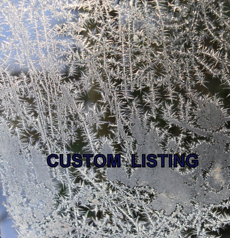 Custom listing for Hattiespencer