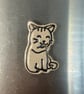 Handmade Ceramic Cat Fridge Magnet - Image 2