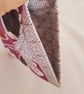 Snap pouch: contemporary floral design on purple - Image 4