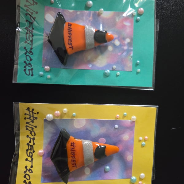 Nipfest - Iconic Traffic cone Badge