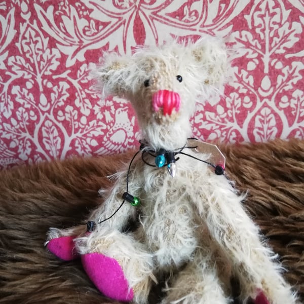 5inch Collectable Mohair Bear