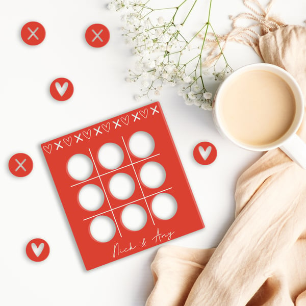 XOXO Personalised Valentine's Game, Valentines Gift, Fun Little Gift