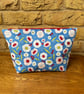 Poppy Print Quilted Fabric Washbag