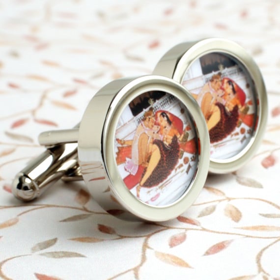 Erotic Kama Sutra Cufflinks