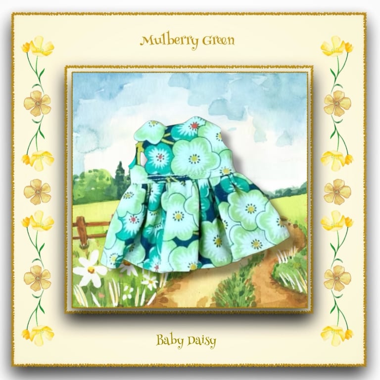 Spring Flowers Dress for Baby Daisy 