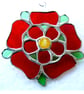 Lancashire Rose Suncatcher Stained Glass  - Image 2