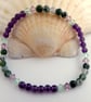 Amethyst, Moss Agate & Crystal Bracelet - Birthday, Anniversary, Gifts For Her - Image 6