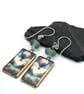 hot air balloon ceramic earrings - Image 2