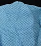 Sale! Hand knitted baby v neck cardigan knitted in blue 24 inch chest - Image 5