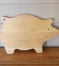 Pig Shaped Wooden Chopping Board Decorated With A Pig - Image 4