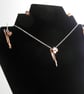 Dainty daffodil dangle earrings - Image 3