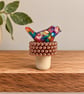 Colourful Glass Bird Wine Stopper