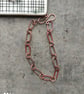 Handmade copper link bracelet - Image 1
