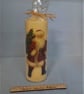 Decorated Candle Vintage Father Christmas Santa Tree Gifts Names Decoupage  - Image 4