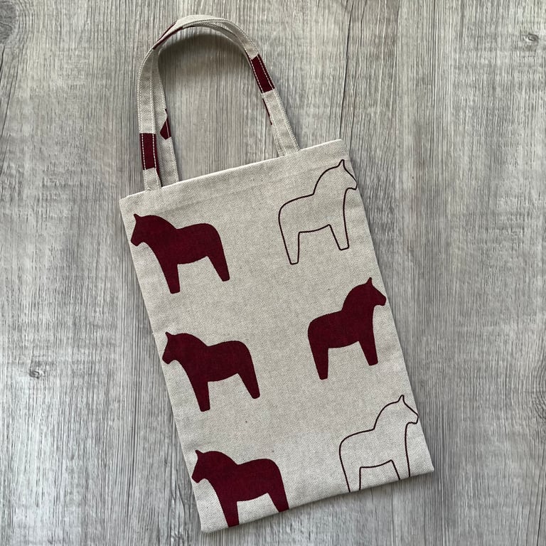 Horse Print Tote Bag Fully Lined 